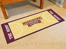 Hallway Runner Rug NCAA Mississippi State Basketball Court Runner Mat 30"x72"