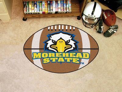 Round Rugs For Sale NCAA Morehead State Football Ball Rug 20.5"x32.5"