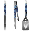 NCAA - N. Carolina Tar Heels 3 pc Tailgater BBQ Set-Tailgating & BBQ Accessories,BBQ Tools,3 pc Tailgater Tool Set,College 3 pc Tailgater Tool Set-JadeMoghul Inc.