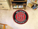 Round Outdoor Rugs NCAA NC State Roundel Mat 27" diameter