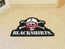 Custom Area Rugs NCAA Nebraska Blackshirts Mascot Custom Shape Mat