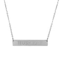 NCAA - Nebraska Cornhuskers Bar Necklace-Jewelry & Accessories,Necklaces,Bar Necklaces,College Bar Necklaces-JadeMoghul Inc.