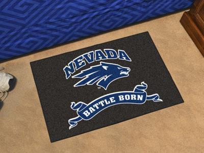 Living Room Rugs NCAA Nevada 'Battle Born' Starter Rug 19"x30"