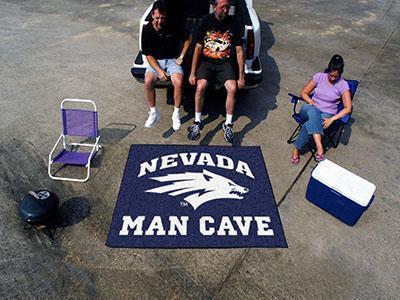 Grill Mat NCAA Nevada Man Cave Tailgater Rug 5'x6'