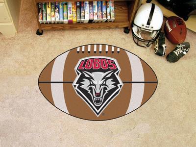 Round Rugs For Sale NCAA New Mexico Football Ball Rug 20.5"x32.5"