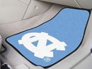 Weather Car Mats NCAA North Carolina 2-pc Carpeted Cat Mats 17"x27"