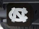 Trailer Hitch Covers NCAA North Carolina Black Hitch Cover 4 1/2"x3 3/8"