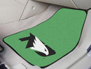 Car Mats NCAA North Dakota 2-pc Carpeted Front Car Mats 17"x27"