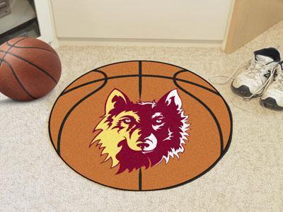 Round Area Rugs NCAA Northern State Basketball Mat 27" diameter