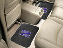 Rubber Car Floor Mats NCAA Northwestern 2-pc Utility Car Mat 14"x17"