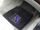 Car Mats NCAA Northwestern 2-pc Vinyl Front Car Mats 17"x27"