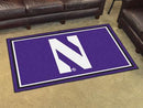 4x6 Rug NCAA Northwestern 4'x6' Plush Rug