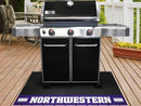 BBQ Grill Mat NCAA Northwestern Grill Tailgate Mat 26"x42"