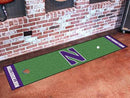 Long Runner Rugs NCAA Northwestern Putting Green Runner 18"x72" Golf Accessories