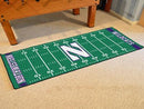 Hallway Runner Rug NCAA Northwestern Runner Mat 30"x72"