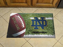 Welcome Mat NCAA Notre Dame Scraper Mat 19"x30" Ball