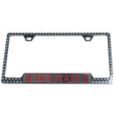 NCAA - Ohio St. Buckeyes Bling Tag Frame-Automotive Accessories,Tag Frames,Bling Tag Frames,College Bling Tag Frames-JadeMoghul Inc.