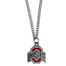 NCAA - Ohio St. Buckeyes Chain Necklace with Small Charm-Jewelry & Accessories,Necklaces,Chain Necklaces,College Chain Necklaces-JadeMoghul Inc.