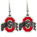 NCAA - Ohio St. Buckeyes Dangle Earrings-Jewelry & Accessories,Earrings,Dangle Earrings,Dangle Earrings,College Dangle Earrings-JadeMoghul Inc.