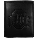 NCAA - Ohio St. Buckeyes Embossed Leather Tri-fold Wallet-Wallets & Checkbook Covers,College Wallets,College Tri-fold Wallets,Leather Tri-fold Wallets-JadeMoghul Inc.