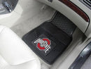 Custom Car Mats NCAA Ohio State 2-pc Vinyl Front Car Mats 17"x27"