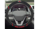 Custom Door Mats NCAA Ohio State Steering Wheel Cover 15"x15"