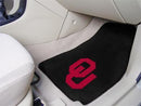 Weather Car Mats NCAA Oklahoma 2-pc Carpeted Front Car Mats 17"x27"