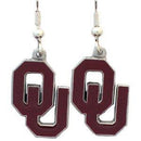NCAA - Oklahoma Sooners Dangle Earrings-Jewelry & Accessories,Earrings,Dangle Earrings,Dangle Earrings,College Dangle Earrings-JadeMoghul Inc.
