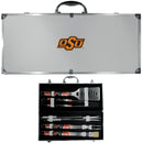 NCAA - Oklahoma St. Cowboys 8 pc Tailgater BBQ Set-Tailgating & BBQ Accessories,College Tailgating Accessories,Oklahoma St. Cowboys Tailgating Accessories-JadeMoghul Inc.