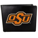 NCAA - Oklahoma St. Cowboys Bi-fold Wallet Large Logo-Wallets & Checkbook Covers,College Wallets,Oklahoma St. Cowboys Wallets-JadeMoghul Inc.