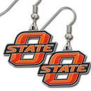 NCAA - Oklahoma State Cowboys Dangle Earrings-Jewelry & Accessories,Earrings,Dangle Earrings,Dangle Earrings,College Dangle Earrings-JadeMoghul Inc.