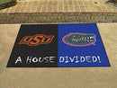 Large Area Rugs NCAA Oklahoma State Florida House Divided Rug 33.75"x42.5"