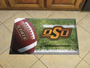 Welcome Mat NCAA Oklahoma State Scraper Mat 19"x30" Ball