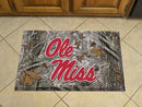 Custom Welcome Mats NCAA Ole Miss Scraper Mat 19"x30" Camo