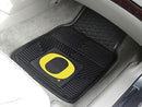 Rubber Car Mats NCAA Oregon 2-pc Vinyl Front Car Mats 17"x27"