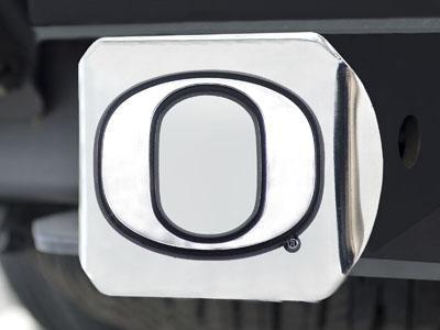 Tow Hitch Covers NCAA Oregon Chrome Hitch Cover 4 1/2"x3 3/8"