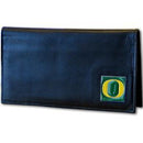 NCAA - Oregon Ducks Deluxe Leather Checkbook Cover-Wallets & Checkbook Covers,Checkbook Covers,Wallet Checkbook Covers,Window Box Packaging,College Wallet Checkbook Covers-JadeMoghul Inc.