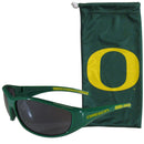 NCAA - Oregon Ducks Sunglass and Bag Set-Sunglasses, Eyewear & Accessories,Sunglass and Accessory Sets,Sunglass and Bag Sets,College Sunglass and Bag Sets-JadeMoghul Inc.