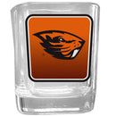 NCAA - Oregon St. Beavers Square Glass Shot Glass-Beverage Ware,Shot Glass,Graphic Shot Glass Set,College Graphic Shot Glass Set-JadeMoghul Inc.