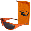 NCAA - Oregon St. Beavers Sunglass and Bag Set-Sunglasses, Eyewear & Accessories,Sunglass and Accessory Sets,Sunglass and Bag Sets,College Sunglass and Bag Sets-JadeMoghul Inc.
