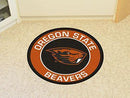 Round Outdoor Rugs NCAA Oregon State Roundel Mat 27" diameter