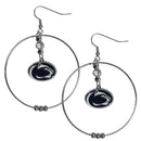 NCAA - Penn St. Nittany Lions 2 Inch Hoop Earrings-Jewelry & Accessories,Earrings,2 inch Hoop Earrings,College Hoop Earrings-JadeMoghul Inc.