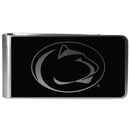 NCAA - Penn St. Nittany Lions Black and Steel Money Clip-Wallets & Checkbook Covers,College Wallets,Penn St. Nittany Lions Wallets-JadeMoghul Inc.