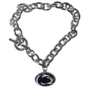 NCAA - Penn St. Nittany Lions Charm Chain Bracelet-Jewelry & Accessories,Bracelets,Charm Chain Bracelets,College Charm Chain Bracelets-JadeMoghul Inc.