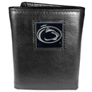 NCAA - Penn St. Nittany Lions Deluxe Leather Tri-fold Wallet-Wallets & Checkbook Covers,Tri-fold Wallets,Deluxe Tri-fold Wallets,Window Box Packaging,College Tri-fold Wallets-JadeMoghul Inc.