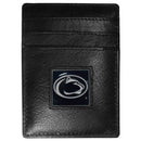 NCAA - Penn St. Nittany Lions Leather Money Clip/Cardholder Packaged in Gift Box-Wallets & Checkbook Covers,Money Clip/Cardholders,Gift Box Packaging,College Money Clip/Cardholders-JadeMoghul Inc.