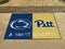 Large Area Rugs Cheap NCAA Penn State Pittsburgh House Divided Rug 33.75"x42.5"
