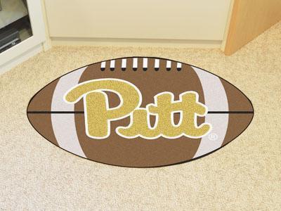 Cheap Rugs For Sale NCAA Pittsburgh Football Ball Rug 20.5"x32.5"