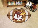 Cheap Rugs For Sale NCAA Quincy Football Ball Rug 20.5"x32.5"