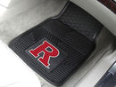 Rubber Car Mats NCAA Rutgers 2-pc Vinyl Front Car Mats 17"x27"